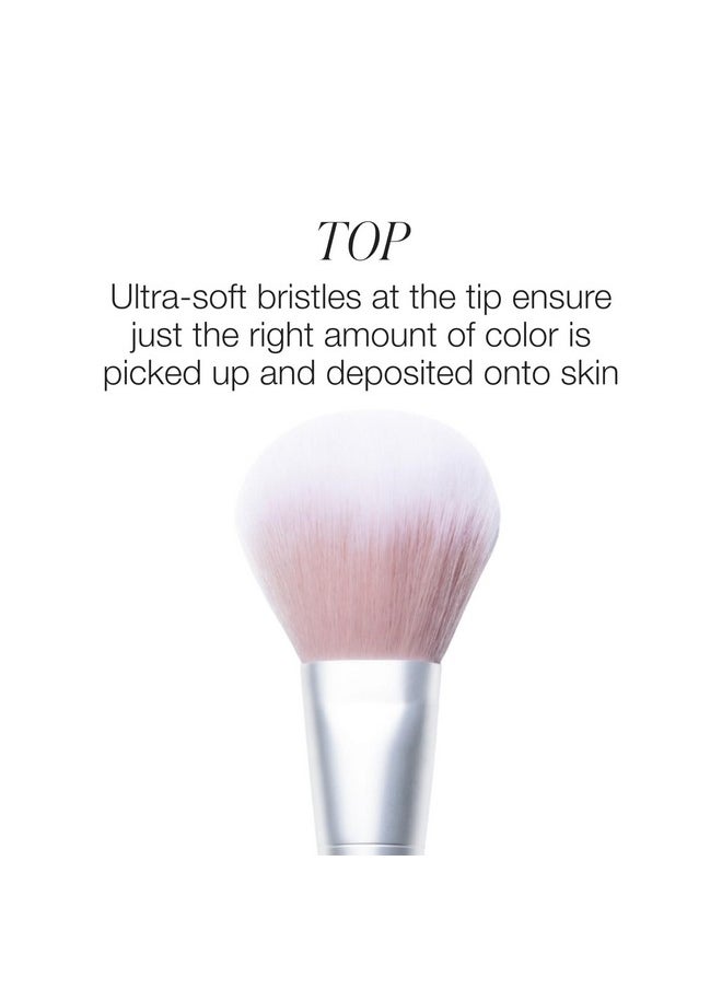 RMS Beauty Skin2Skin Powder Blush Brush - Face Brush, Blush Loose Powder Brush, Pressed Powder Brush & Blush Brush, Makeup Accessories, Makeup Brushes