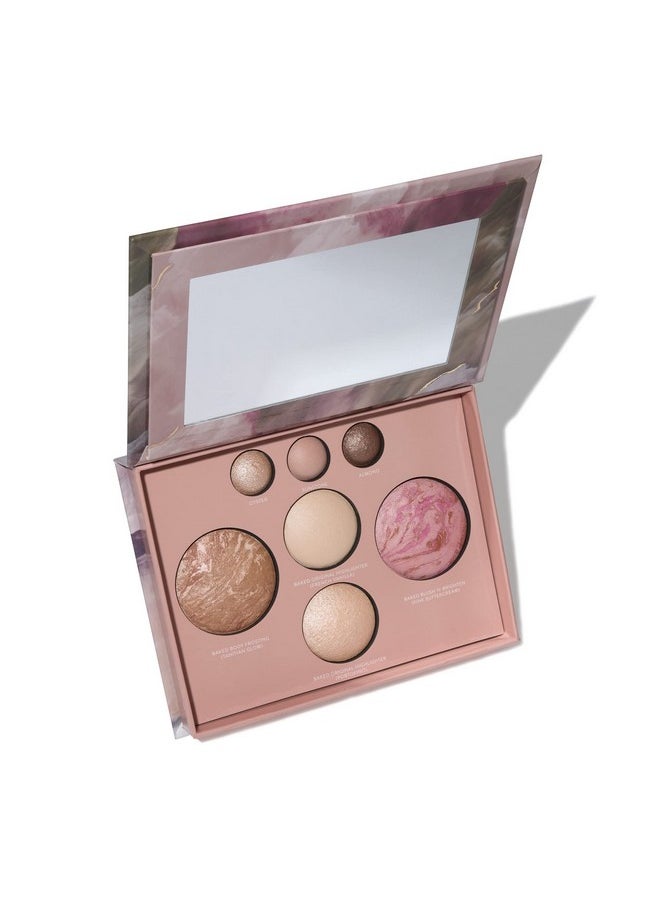 LAURA GELLER NEW YORK The Best of the Best Baked Palette - Full Size - Includes Bronzer, Blush, 2 Highlighters and 3 Eyeshadows - Travel-Friendly