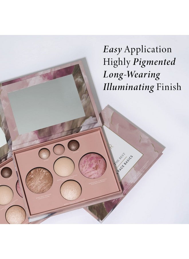 LAURA GELLER NEW YORK The Best of the Best Baked Palette - Full Size - Includes Bronzer, Blush, 2 Highlighters and 3 Eyeshadows - Travel-Friendly