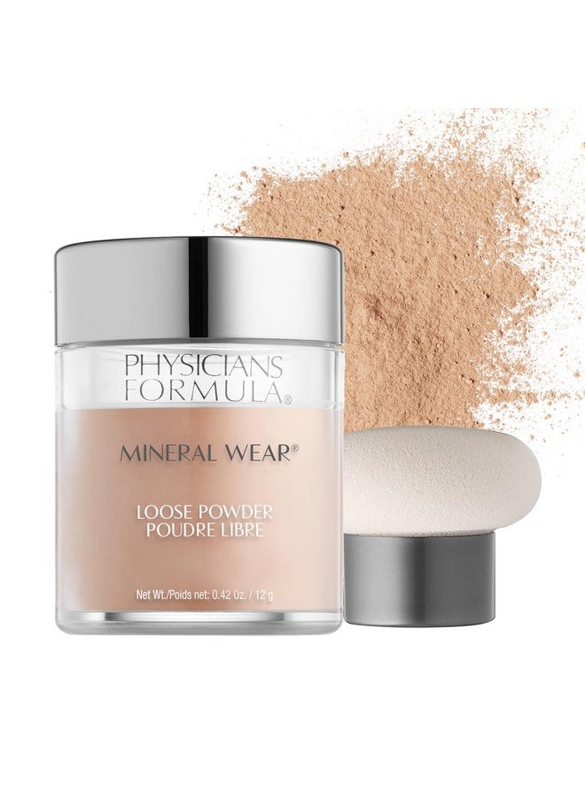Physicians Formula Mineral Wear Talc-Free Loose Powder Creamy Natural, Dermatologist Tested, Clinically Tested