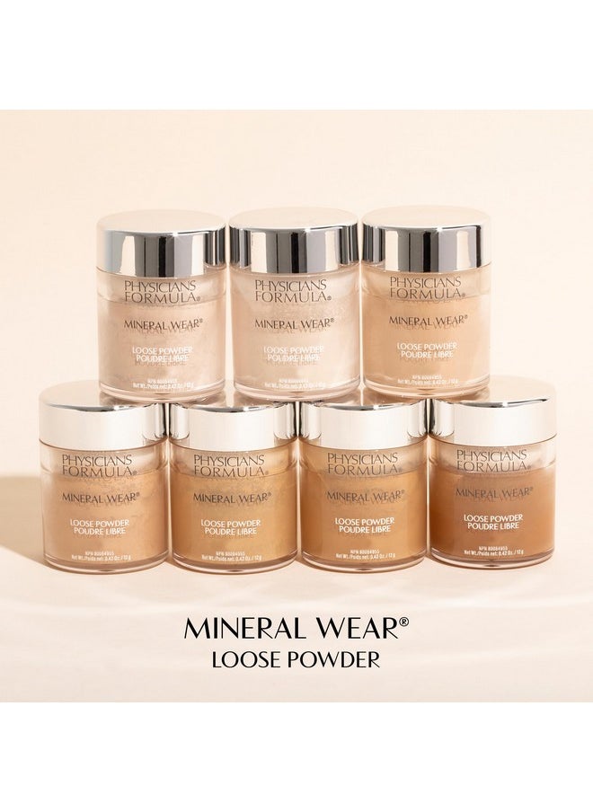 Physicians Formula Mineral Wear Talc-Free Loose Powder Creamy Natural, Dermatologist Tested, Clinically Tested