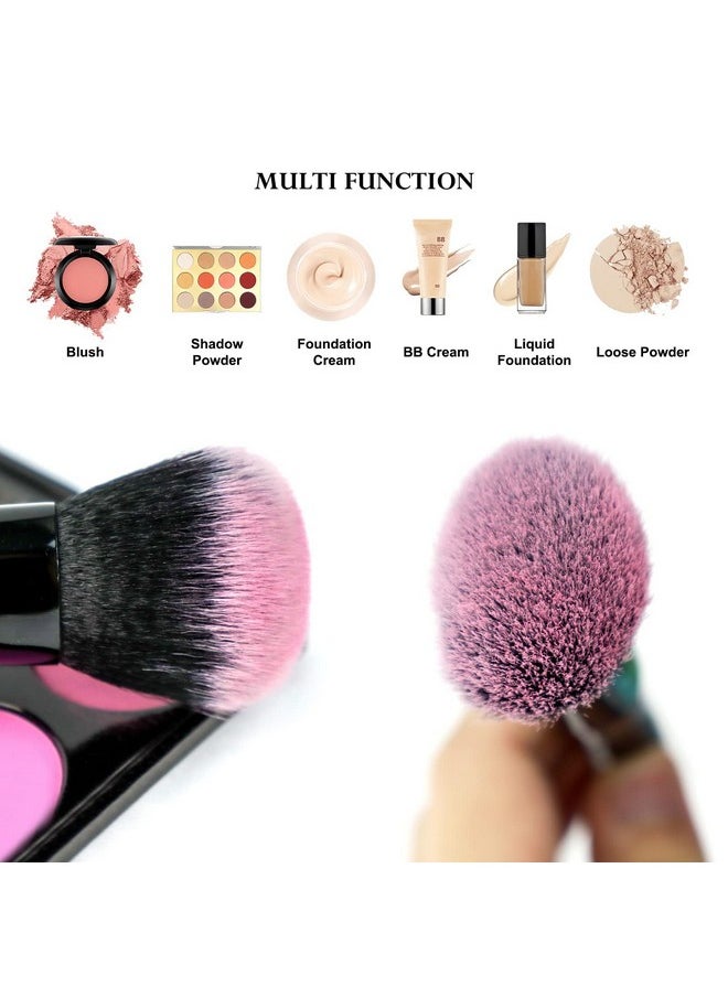 Daxstar Makeup Brushes with a Foldable Case, Makeup Kit 15PCS, Make up Brushes Set Black with 4 Makeup Sponges