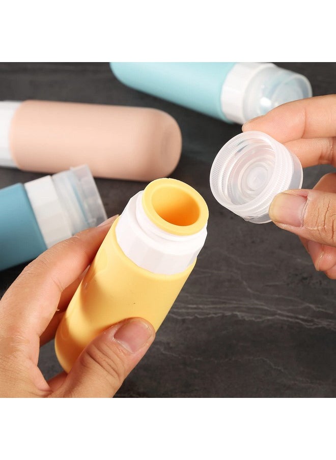 Gemice Travel Bottles for Toiletries, Tsa Approved, Travel Size Containers, BPA Free Leak Proof Tubs Refillable Liquid Accessories for Cometic Shampoo and Lotion Soap