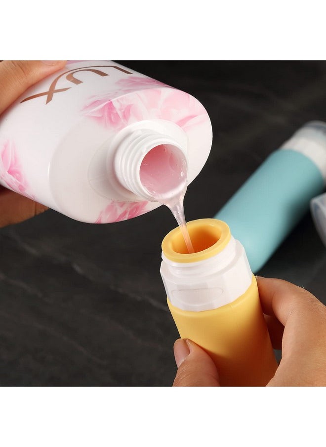 Gemice Travel Bottles for Toiletries, Tsa Approved, Travel Size Containers, BPA Free Leak Proof Tubs Refillable Liquid Accessories for Cometic Shampoo and Lotion Soap