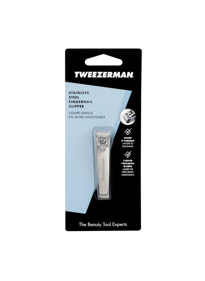 Tweezerman Fingernail Clipper for Women and Men Stainless Steel