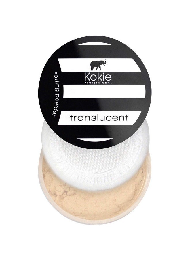 Kokie Cosmetics Setting Powders, Natural Translucent, 0.18 Ounce