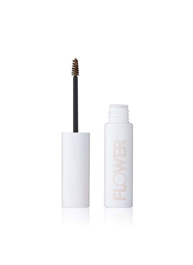 FLOWER BEAUTY By Drew Barrymore Fiber Fix Eyebrow Gel - Tinted Brow Mascara + Fixative for Eyebrows -Long-Lasting + Natural Finish -Vegan + Cruelty-Free - Blonde