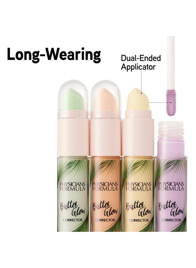 Physicians Formula Butter Glow Corrector, Neutralizes Dark Spots & Dark Circles, Infused with Illuminating & Moisture Boosting Ingredients- Peach