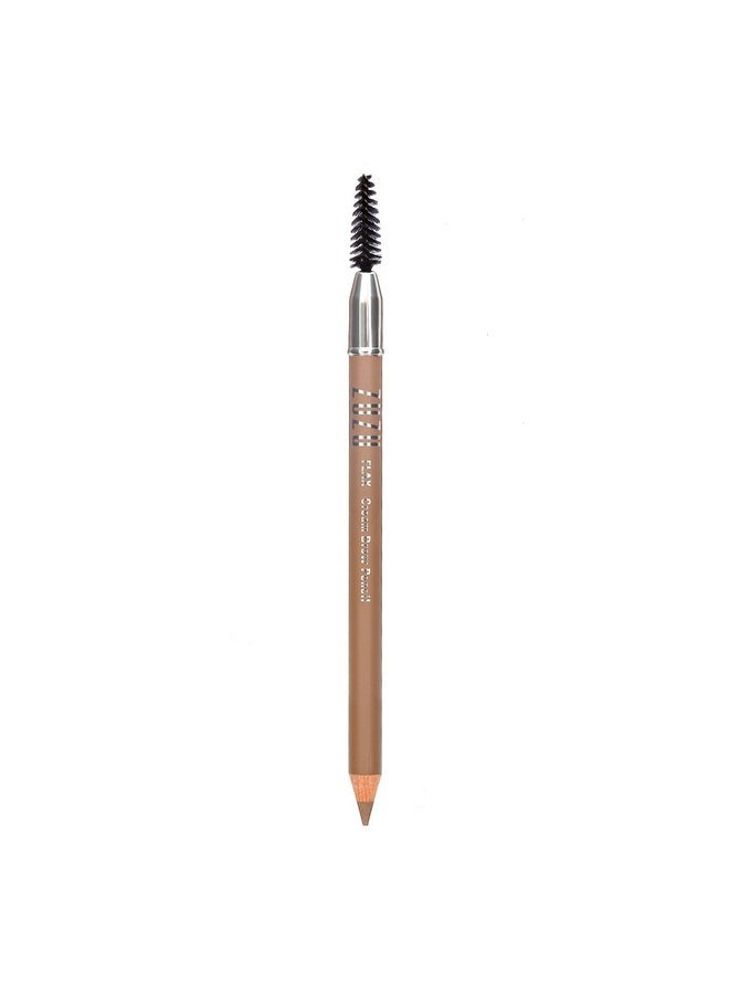 ZUZU LUXE Cream Brow Pencil (Flax - Blonde), Effortlessy sculpt and define eyebrows, natural finish, creamy formula. Natural, Paraben Free, Vegan, Gluten-free,Cruelty-free, Non GMO, 0.044 oz.