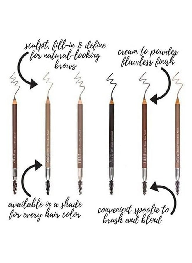 ZUZU LUXE Cream Brow Pencil (Flax - Blonde), Effortlessy sculpt and define eyebrows, natural finish, creamy formula. Natural, Paraben Free, Vegan, Gluten-free,Cruelty-free, Non GMO, 0.044 oz.