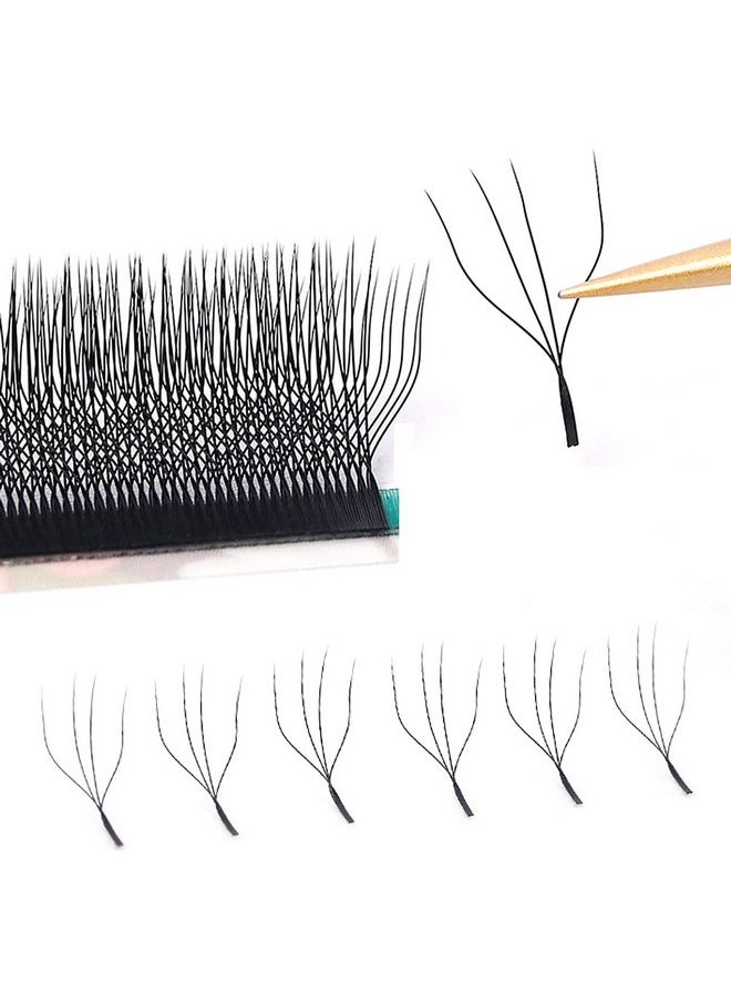 W Lashes 0.05Mm C/D Curl 4D Mink Eyelashes Black Natural Soft Eyelash 3D/4D Premade Volume Fans False Lash Yy Eyelash Extensions (W 0.05Mm D 11Mm)
