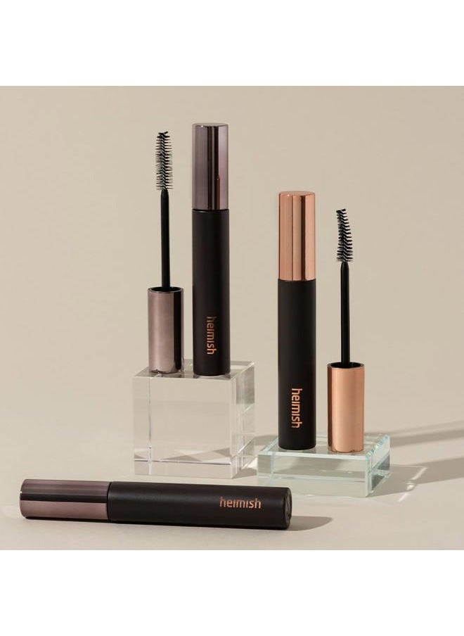 Dailism Smudge Stop Mascara, Volumizing & Lengthening, Long-lasting, Waterproof, Smudge-proof, Non-Clumping, Washable Cleansing Korean Mascara, 0.32oz/9g - Black Volume