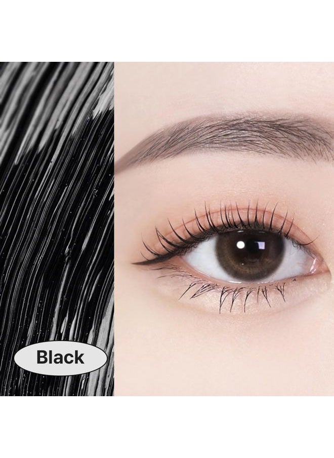Dailism Smudge Stop Mascara, Volumizing & Lengthening, Long-lasting, Waterproof, Smudge-proof, Non-Clumping, Washable Cleansing Korean Mascara, 0.32oz/9g - Black Volume