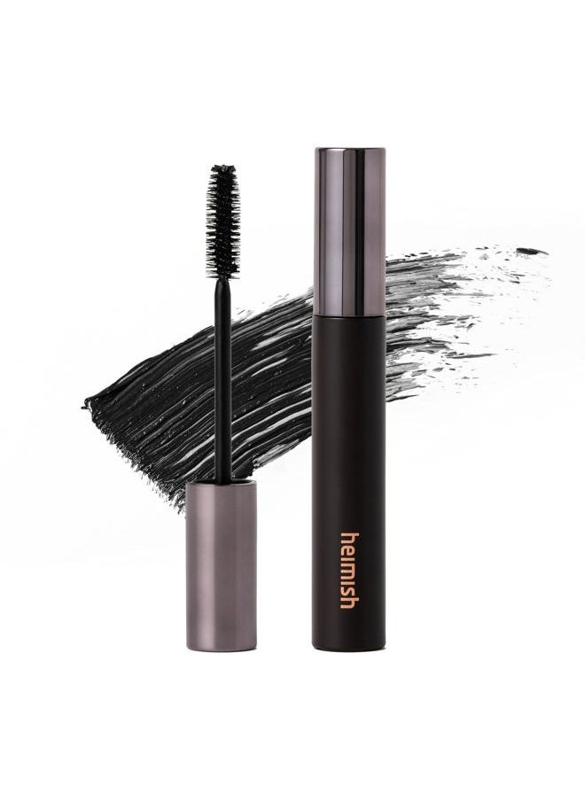 Dailism Smudge Stop Mascara, Volumizing & Lengthening, Long-lasting, Waterproof, Smudge-proof, Non-Clumping, Washable Cleansing Korean Mascara, 0.32oz/9g - Black Volume