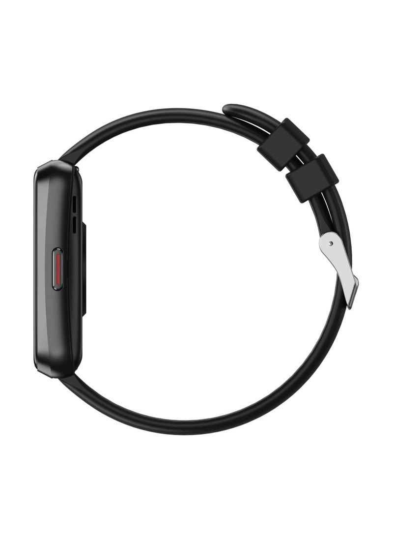 Swiss Military Rhine2 Smart Band 1.57” Display, Bluetooth Calling, Multi Language, Health & Sports Tracking, 7 Days Battery, IP67, iOS/Android Compatible, Black Strap