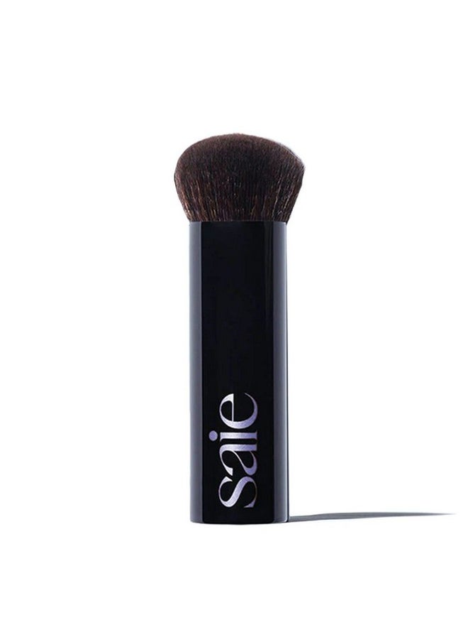 Saie The Big Brush - Soft, Multi-Use Liquid Foundation Brush for Buffing, Blending & Building - Dense Makeup Brush with Cruelty-Free, Synthetic Bristles (1 Count)