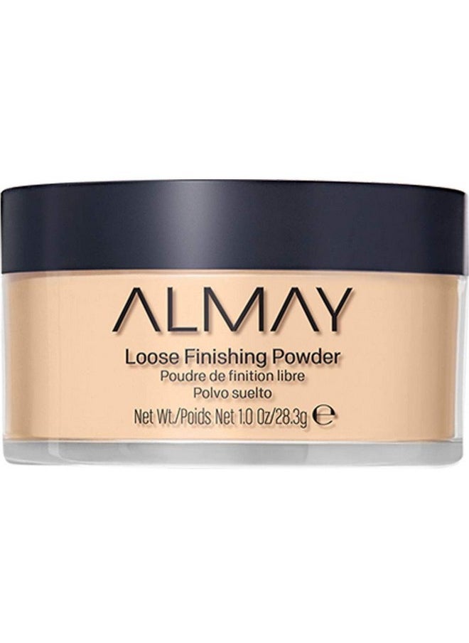 Almay Setting Powder, Face Makeup, Matte Loose Powder, Hypoallergenic, Cruelty Free, 200 Light Medium, 1 Oz