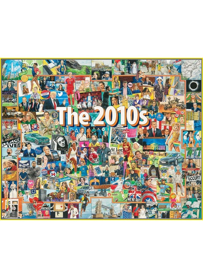 White Mountain Puzzles The 2010s, 1000 Pieces Jigsaw Puzzle