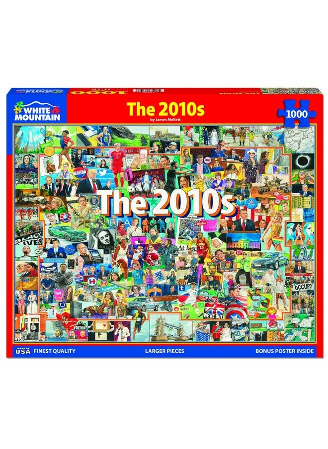 White Mountain Puzzles The 2010s, 1000 Pieces Jigsaw Puzzle