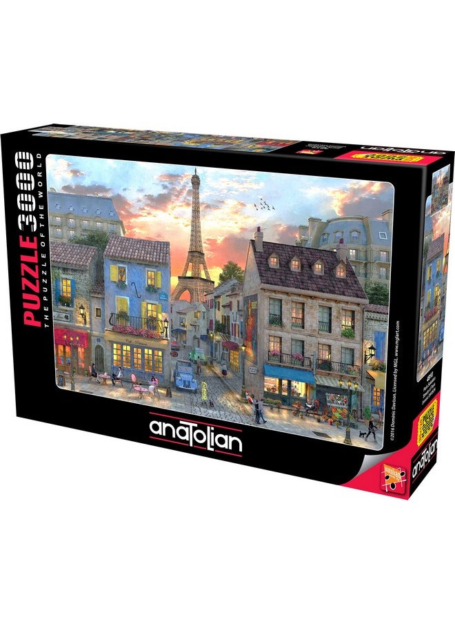 Anatolian 3000Piece Jigsaw Puzzle - Streets of Paris Jigsaw Puzzle, Brown/a (ANA4910)