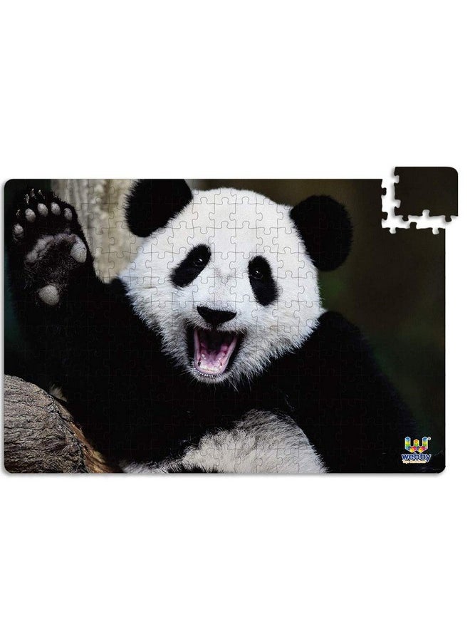Webby Playful Happy Panda Jigsaw Puzzle, 252 Pieces - Kids