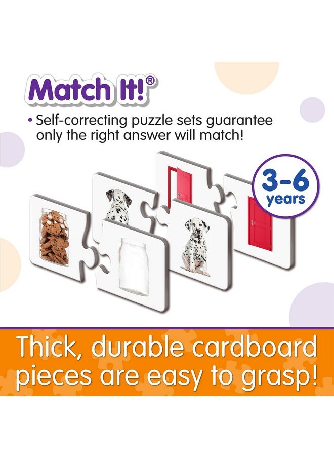 Learning Journey International Match It! - Opposites - Self-Correcting Puzzle Set, Multicolor