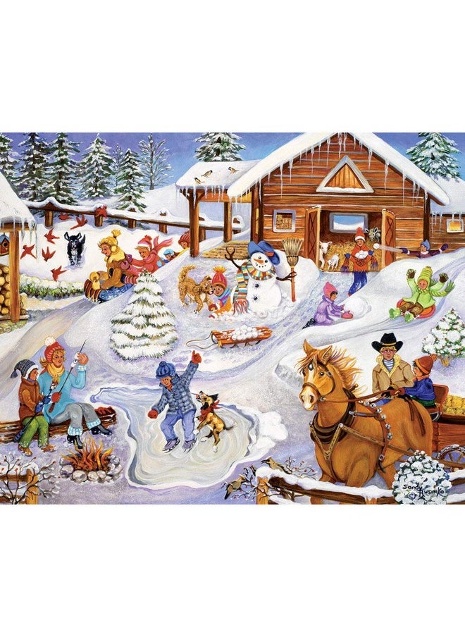 Bits and Pieces - 4-in-1 Multi-Pack - 300 Piece Jigsaw Puzzles for Adults-Each Measures 16