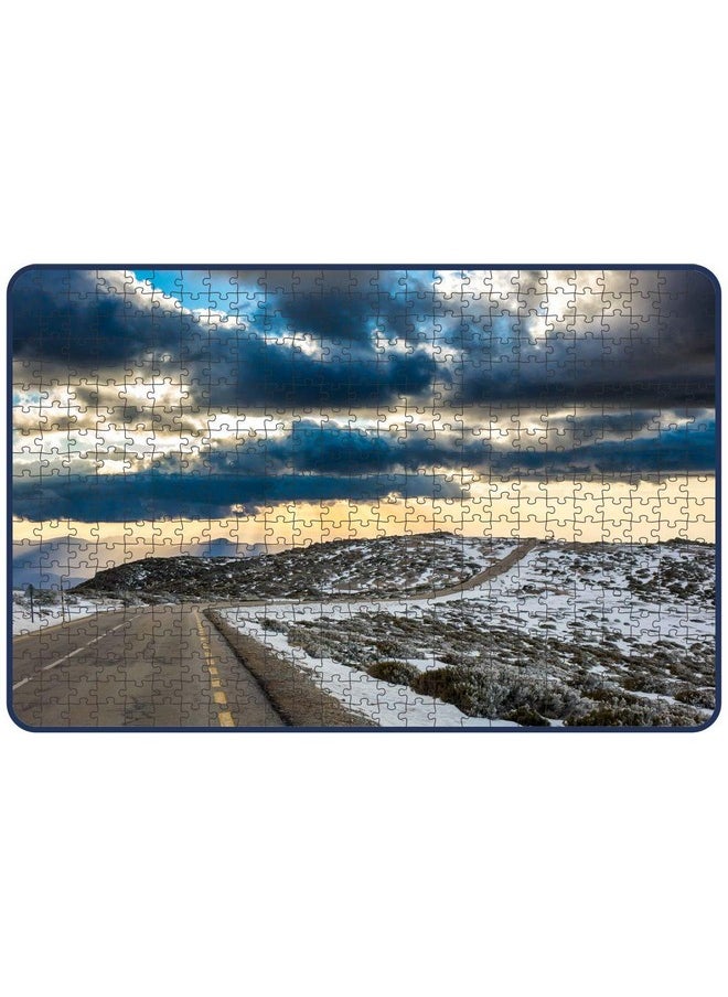 Webby The Snowy Road in Portugal Jigsaw Puzzle, 500 Pieces