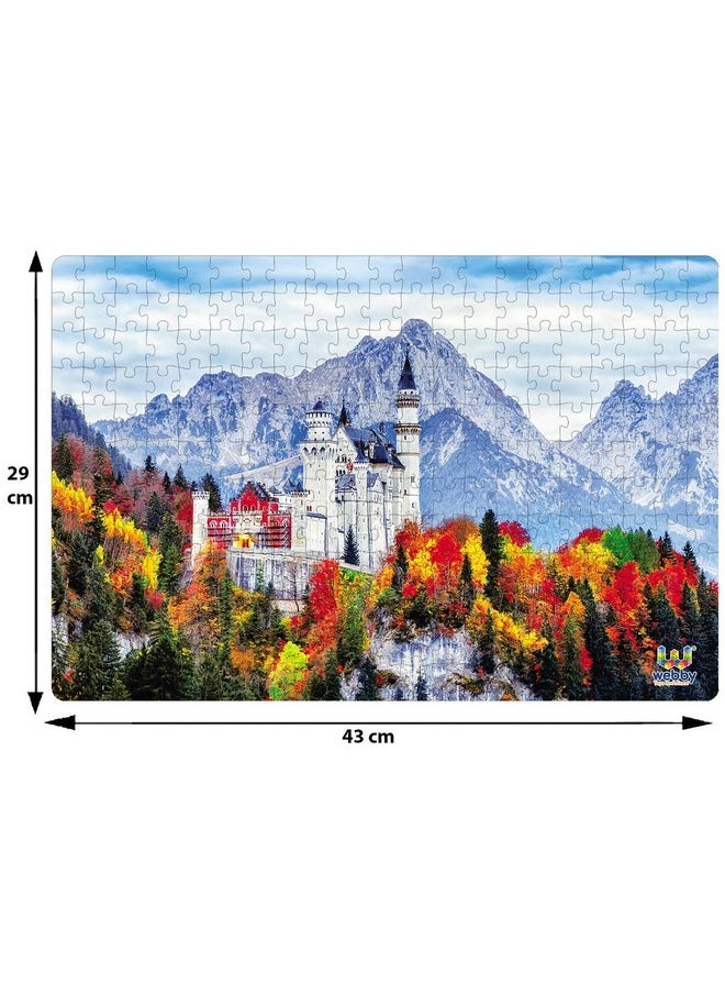 Webby Neuschwanstein Medieval Castle Wooden Jigsaw Puzzle, 252 Pieces