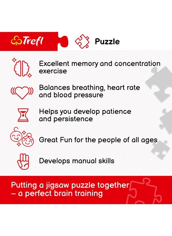 Trefl Colorful Lion 1000 Piece Jigsaw Puzzle Red 27