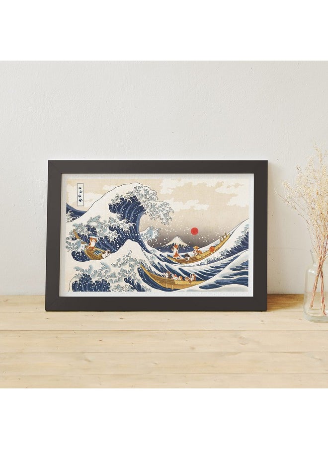 Pintoo Jigsaw Puzzles 1000 Piece for Adults - Nyangsongi - Cats Wave Beautiful Plastic Puzzle for Home Decor Zero Dust Easy Storage [H3181]