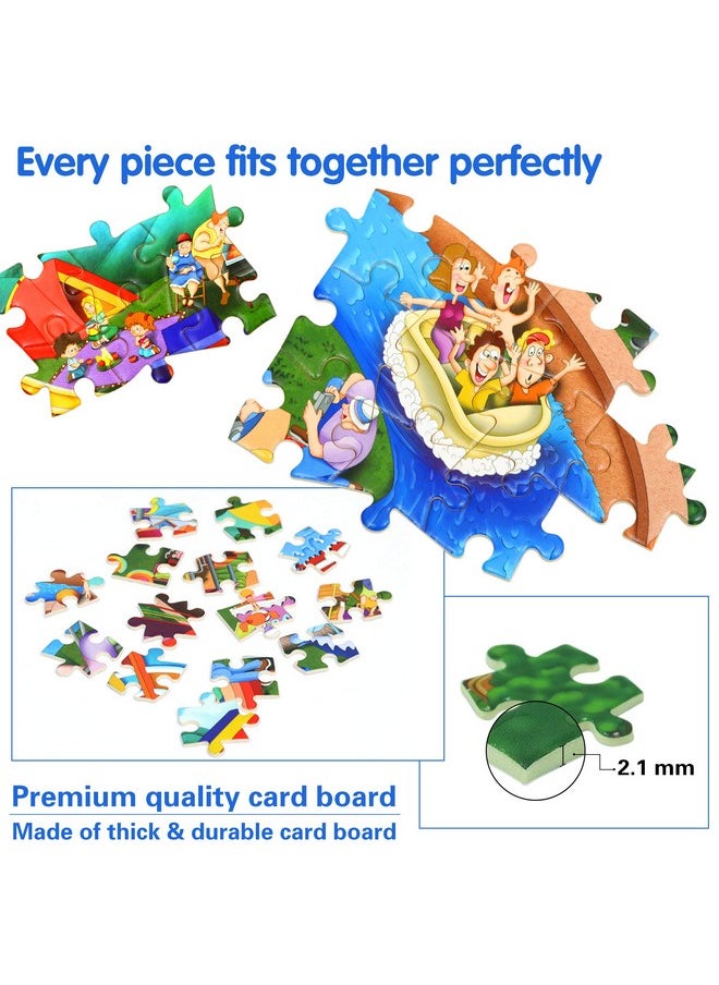 Becko US Jigsaw Puzzles 500 Pieces Puzzles for Adults 500 Piece Puzzles for Kids and Adults (Theme Park)