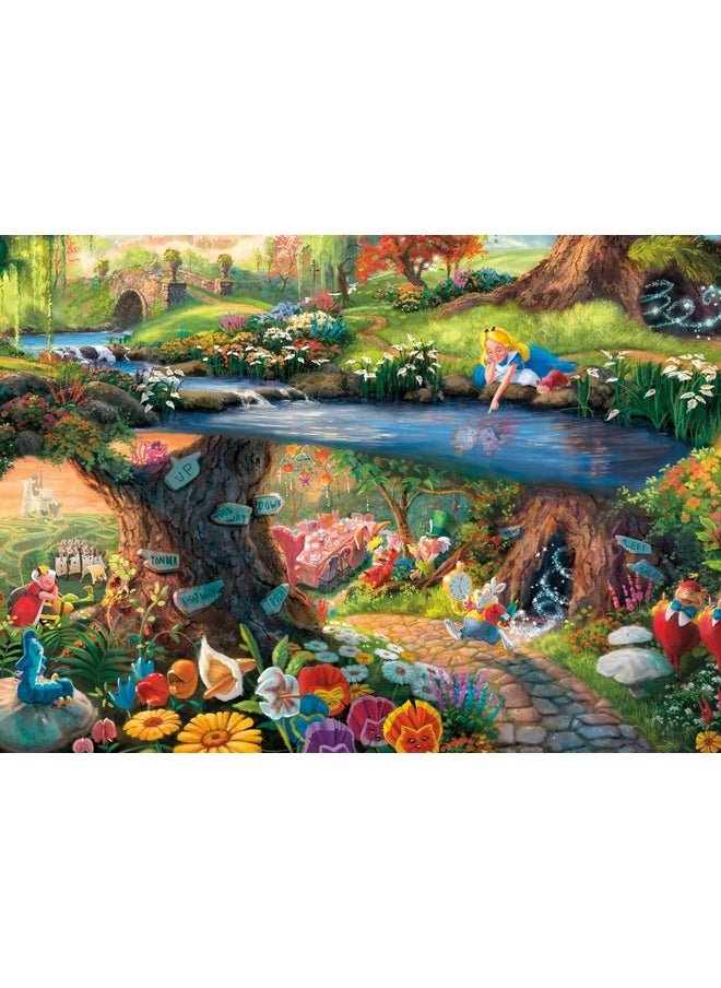 Ceaco - Disney - Thomas Kinkade - Alice in Wonderland - 1000 Piece Jigsaw Puzzle