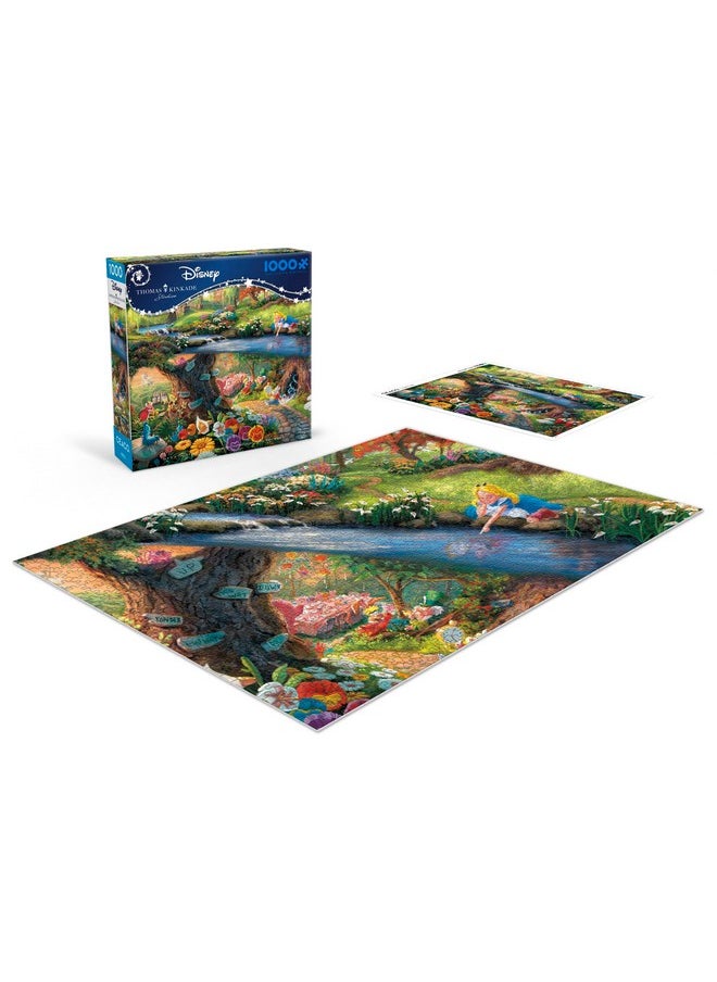 Ceaco - Disney - Thomas Kinkade - Alice in Wonderland - 1000 Piece Jigsaw Puzzle