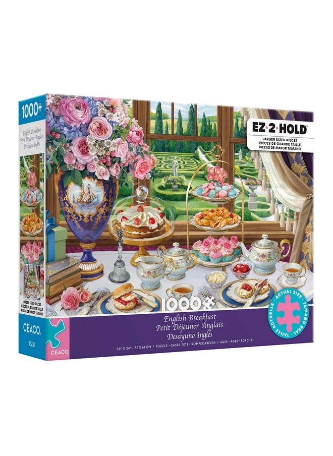 Ceaco - English Breakfast - 1000 Oversized Piece Jigsaw Puzzle