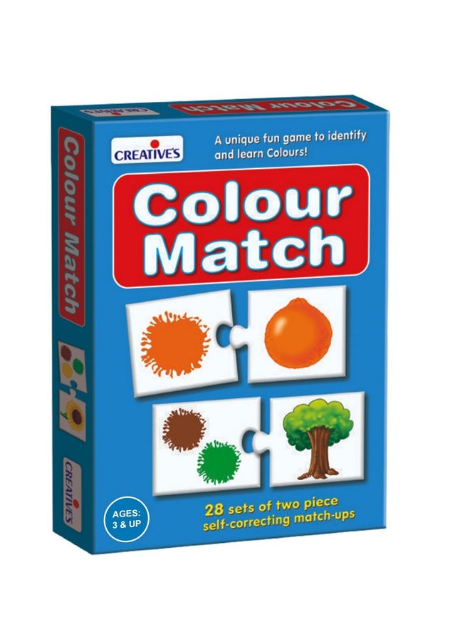Creative’s Colour Match| Learn to Identify Colours | Jigsaw Puzzles |Toddler Puzzles | Fun Games for kids |Colour matching Puzzles |Learning Games | Eye Hand Coordination Puzzles for Kids |Ages 3 & Up