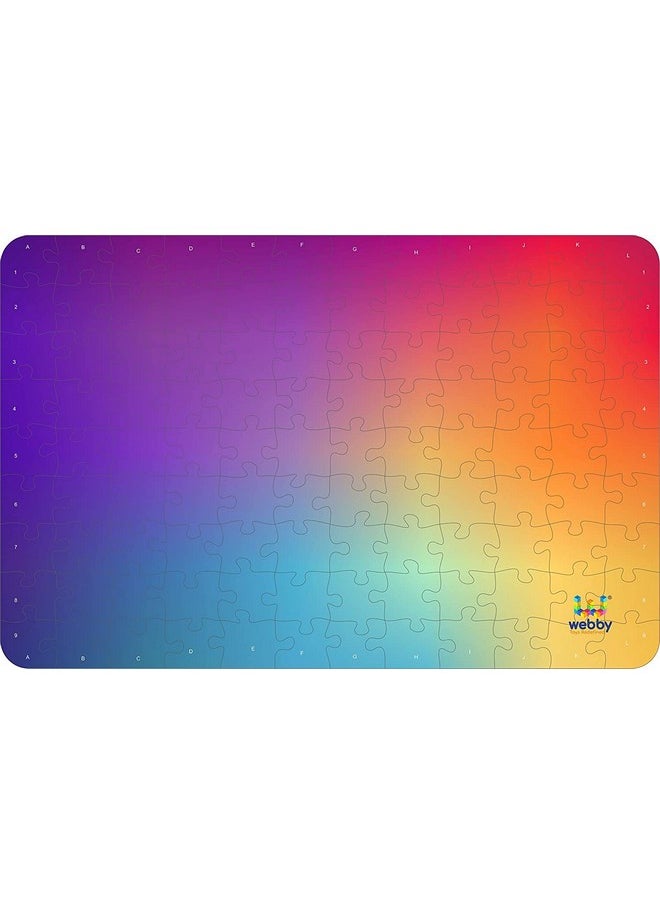 Webby Gradient Puzzle Wooden Jigsaw Puzzle for Kid, 108 Pieces