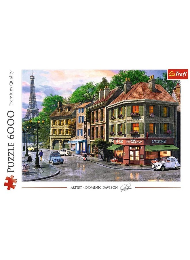 Trefl Street of Paris 6000 Piece Jigsaw Puzzle Red 54