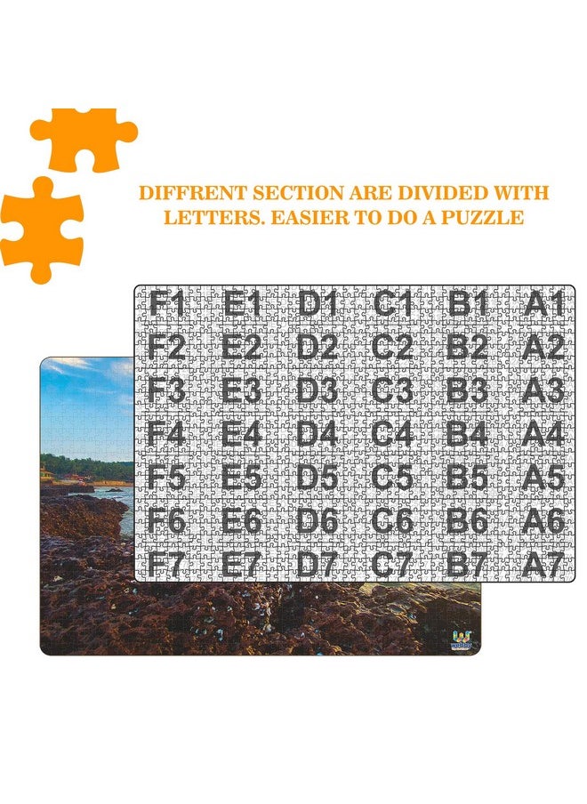 Webby Sunset by The Coral Reefs Wooden Jigsaw Puzzle, 1000 Pieces