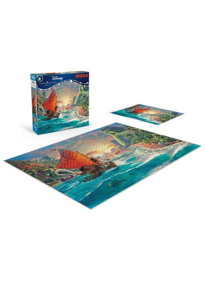 Ceaco - Thomas Kinkade Disney Dreams - Moana - 1000 Piece Jigsaw Puzzle