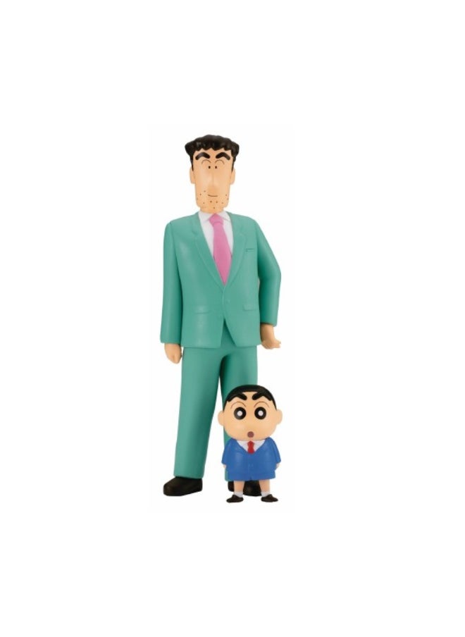 Crayon Shinchan Nohara Family Figure Family Photo Vol.1 (Hiroshi and Shinchan)