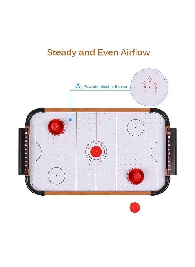Kamsons Air Hockey Table Indoor Playing Wooden Table Top Board Game Set for Kids and Adults