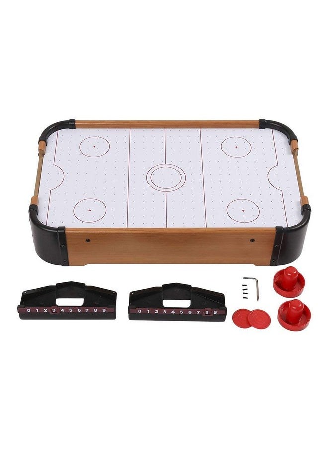 Kamsons Air Hockey Table Indoor Playing Wooden Table Top Board Game Set for Kids and Adults
