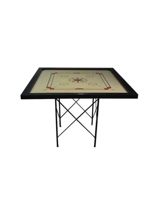 Synco Carrom Board Stand Full Size Height Adjustable for Carroms, Approved by Carrom Federation