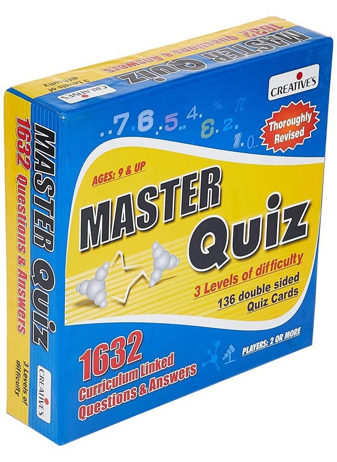 Creative's Educational Aids P. Ltd.-Cre0820 Master Quiz (Multi-Color) For Kid