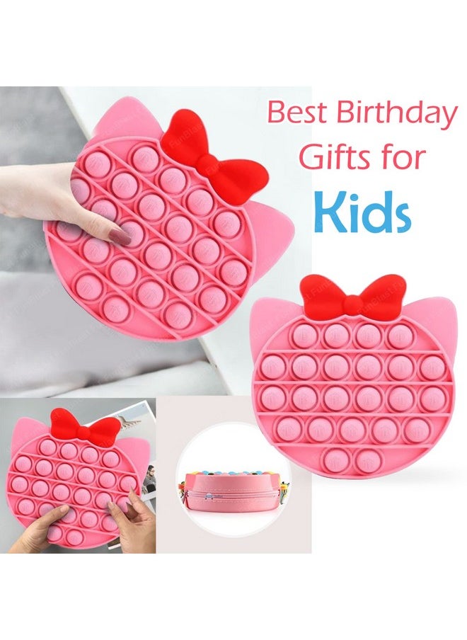FunBlast Pop It Sling Bag - Pop It Cross Body Bag for Kids, Pop It Purse for Girls, Birthday Gift for Girls, Toys for Girls, Pop It Game, Pouch for Girls, Toys for Girls (Pink)