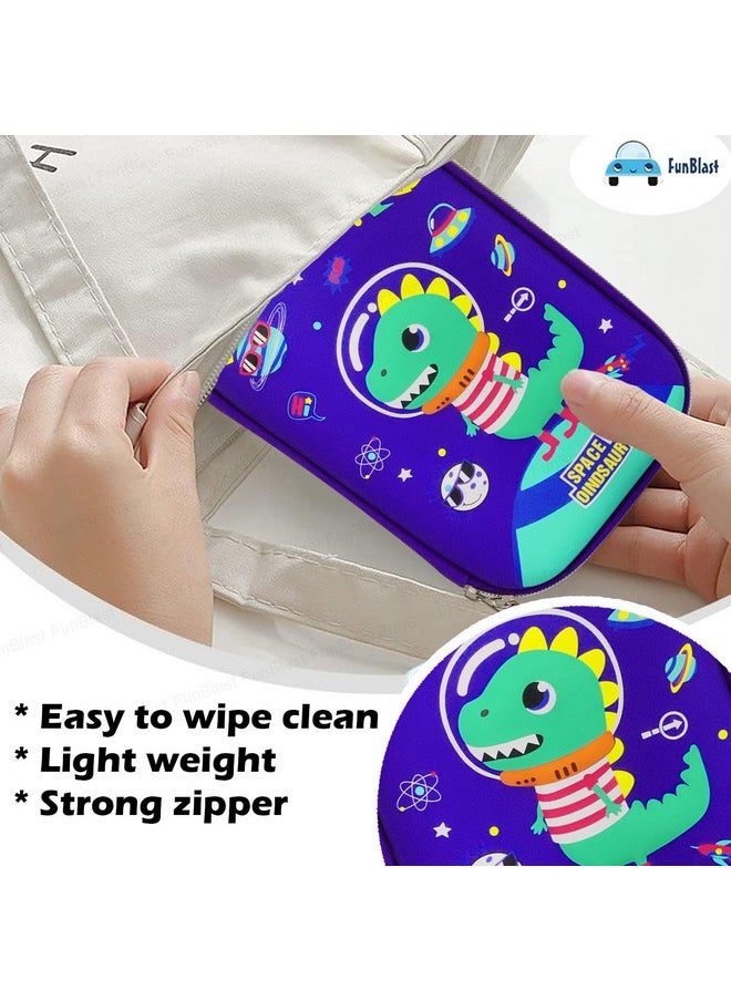 FunBlast Dinosaur Theme Pencil Case for Kids - Pencil Pouch for Kids, Pencil Box for Boys, Pencil case for Boys, Return Gifts for Kids, Multipurpose Pencil Case