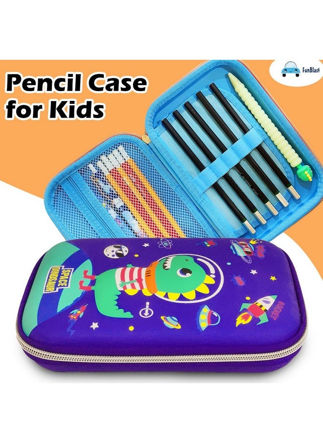 FunBlast Dinosaur Theme Pencil Case for Kids - Pencil Pouch for Kids, Pencil Box for Boys, Pencil case for Boys, Return Gifts for Kids, Multipurpose Pencil Case