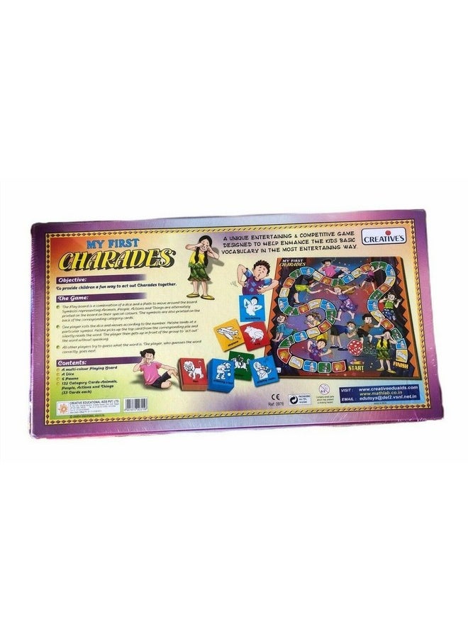 Creative Educational Aids P. Ltd. - CRE0976 My First Charades Board Game (Multi-Color)