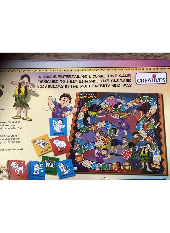 Creative Educational Aids P. Ltd. - CRE0976 My First Charades Board Game (Multi-Color)